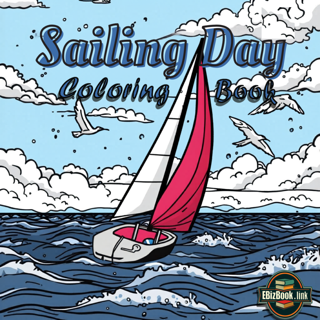 sailing Day Coloring Book - Master Resale Rights